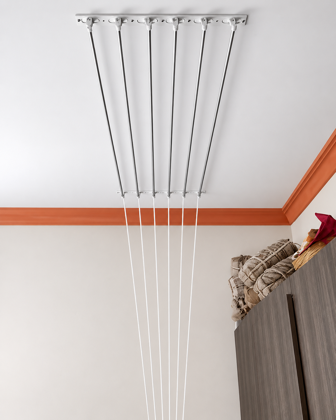 Premium Ceiling Mounted Stainless Steel Clothes Drying Hanger