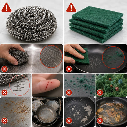 Non Scratch Steel Dish Washing Cloth