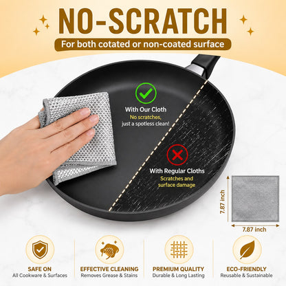 Non Scratch Steel Dish Washing Cloth