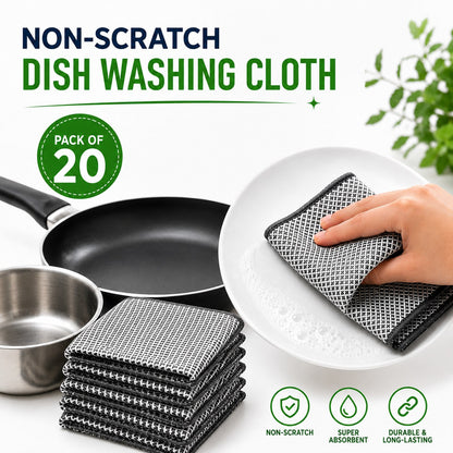 Non Scratch Steel Dish Washing Cloth