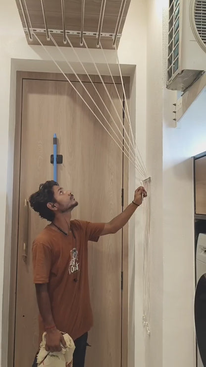 Premium Ceiling Mounted Stainless Steel Clothes Drying Hanger